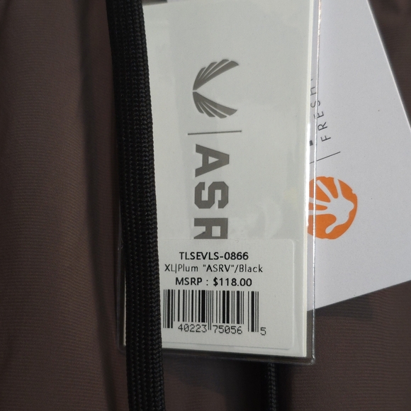 ASRV 0866. TETRA-LITE™ 7" LINER SHORT - PLUM "ASRV"/BLACK XL - Picture 5 of 16